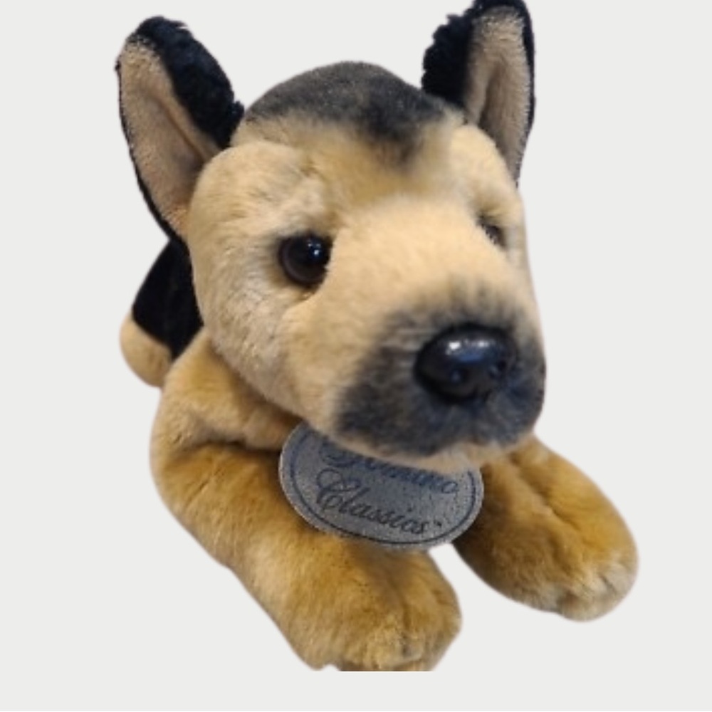 German Shepherd Plush Yomiko Classics Realistic Floppy Plush 12” 💜 BOGO